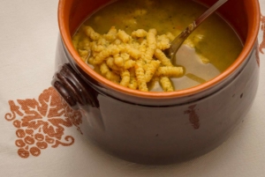 Passatelli soup Bologna