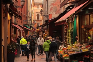 Bologna food markets quadrilatero