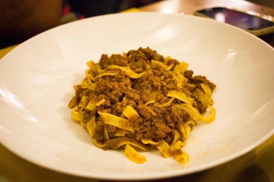 Osteria Broccaindosso Bologna - Tagliatelle pasta gluten free