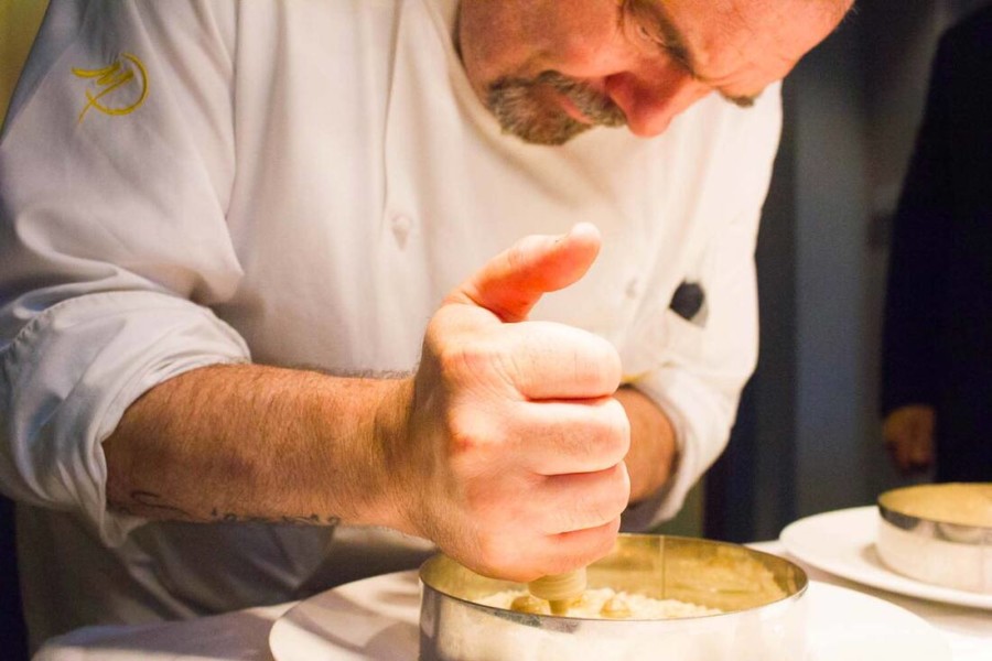 Dinner chef bologna max poggi