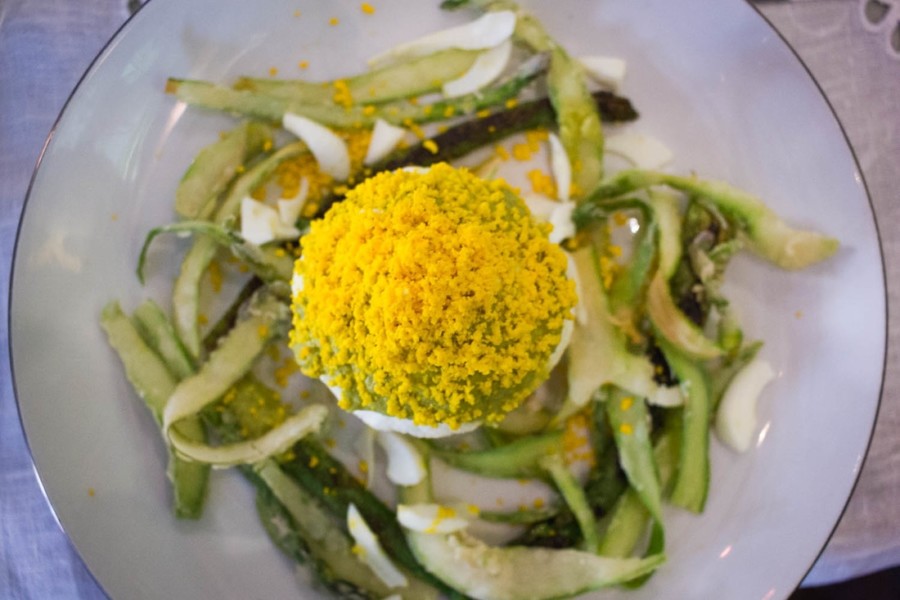 Michelin restaurant amerigo bologna- egg
