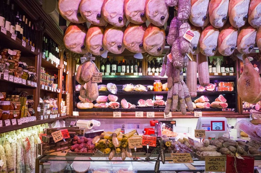 Parma food tour shop