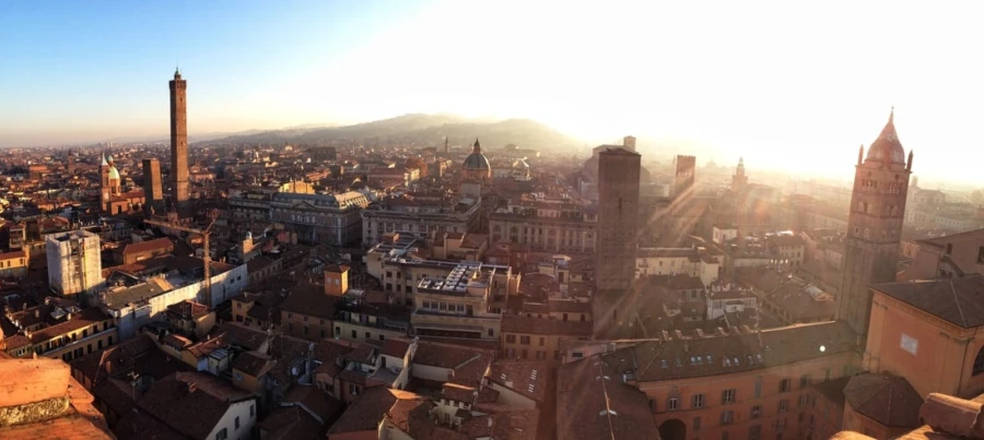 Bologna View from Torre Prendiparte