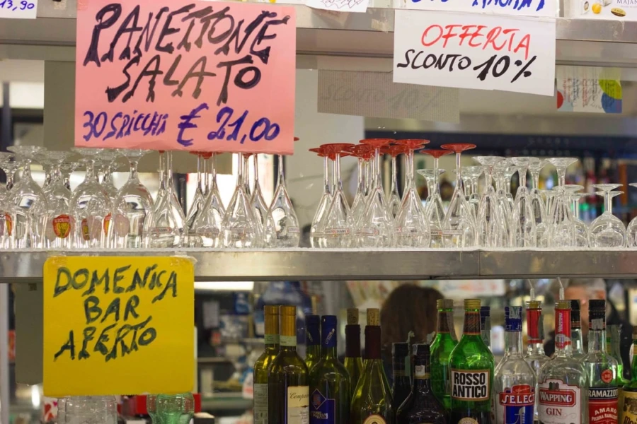 Billi Bar Bologna - Counter