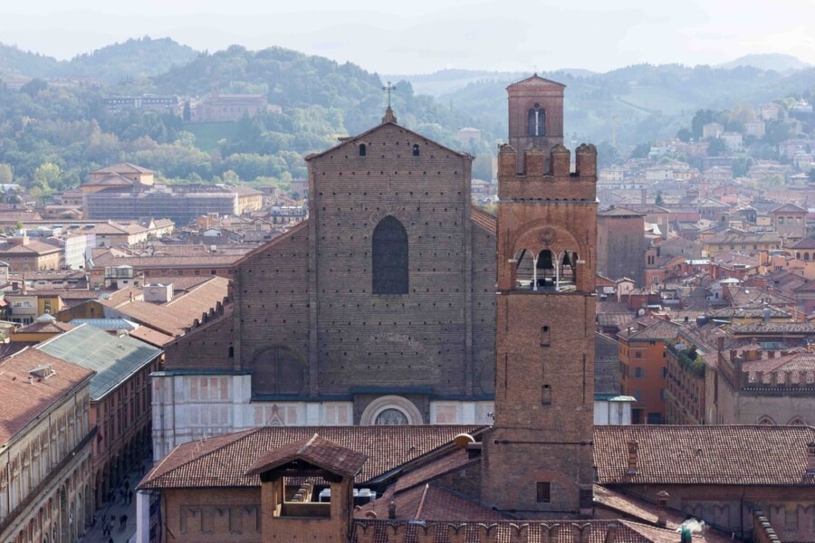 Bologna Saint Peter Cathedral - View of Saint Petronio