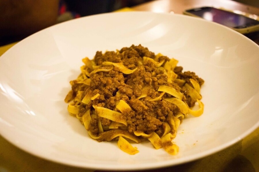 Osteria Broccaindosso Bologna - Tagliatelle pasta gluten free