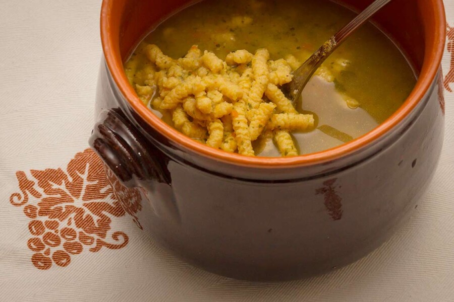 Passatelli soup Bologna