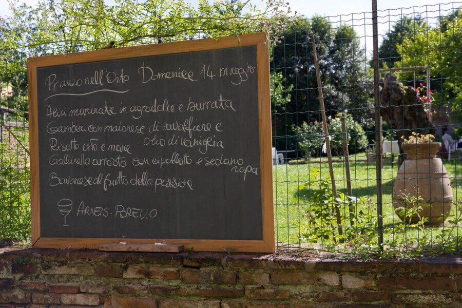 Scaccomatto orti bologna - menu