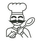 Tigelle chef icon