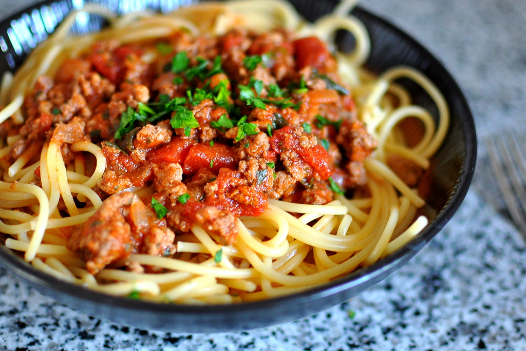 Spaghetti bolognese recipe