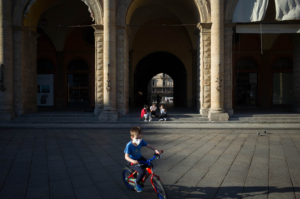 Covid Bologna Piazza Maggiore