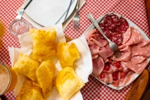 Gnocco fritto salumi