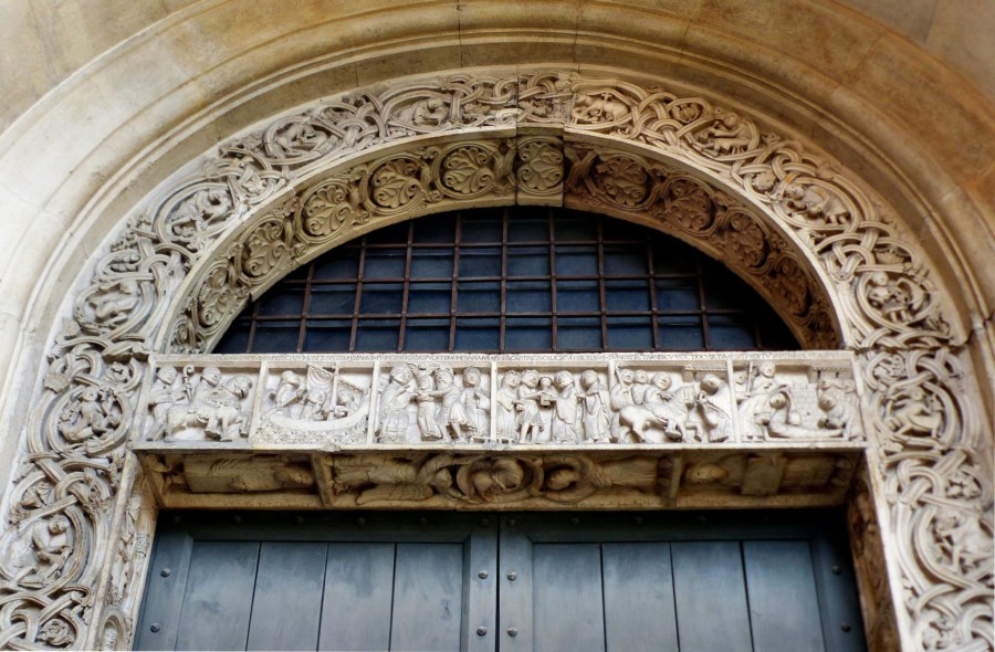 Modena Cathedral fish market gate