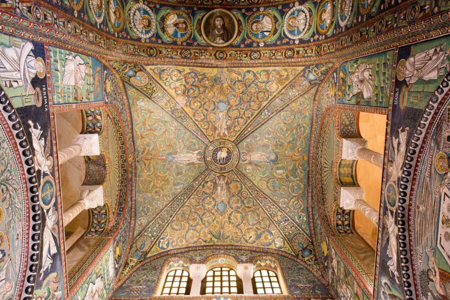 Ravenna food mosaic tour - San Vitale Basilica