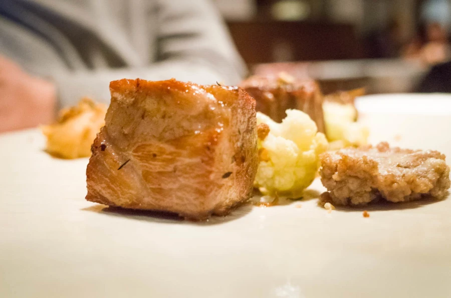 Capocollo meat at Trattoria da Amerigo