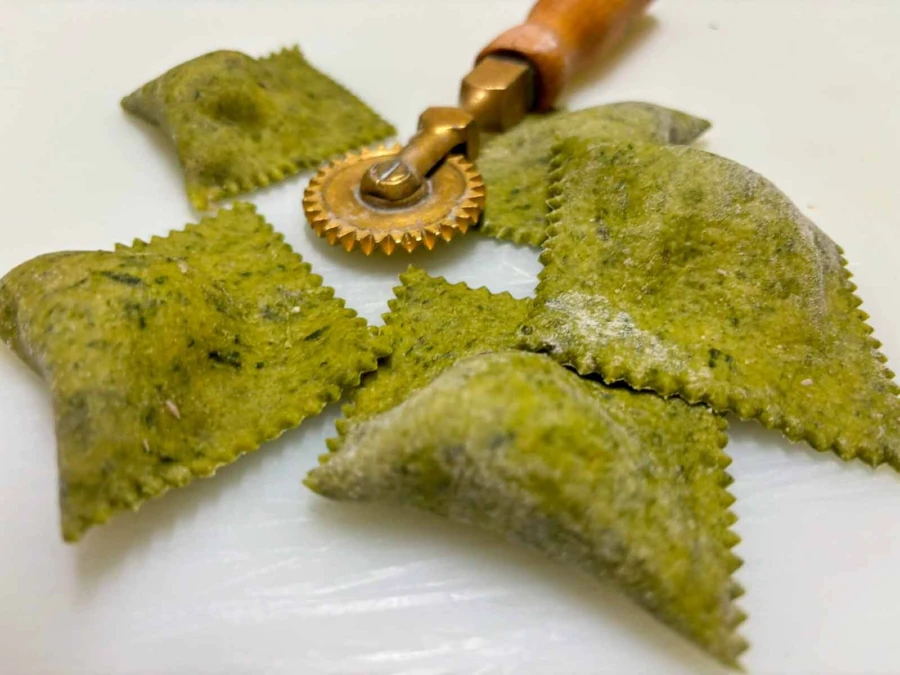 Parma cooking class tortelli