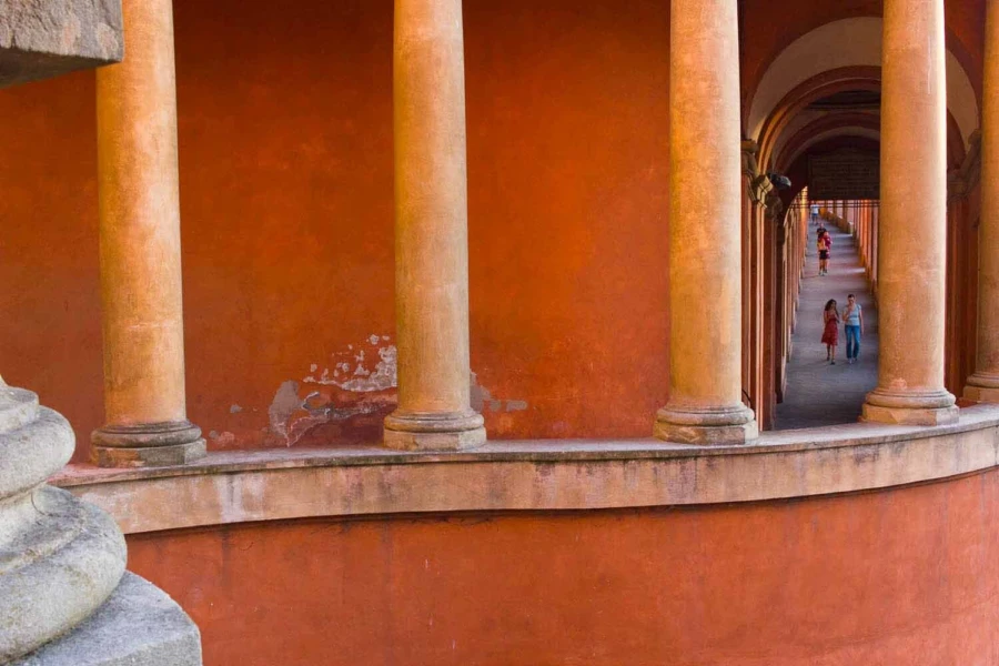 Bologna churches San Luca portico