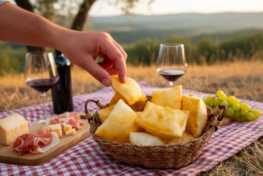 Torta fritta parma italy
