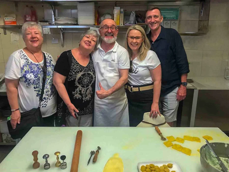 Private cooking class parma chef