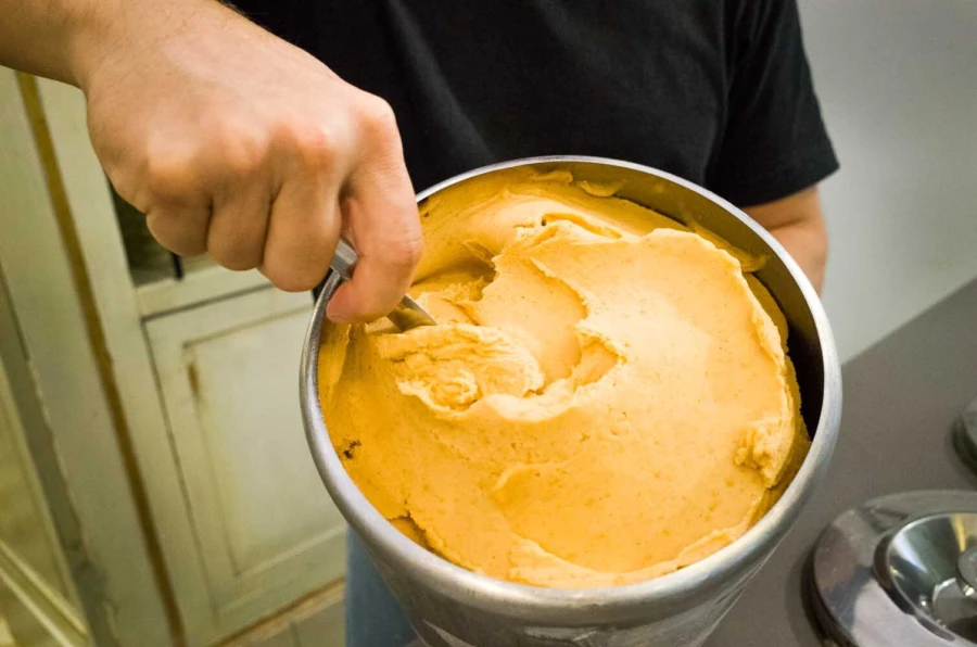 Gelato during a Bologna Food Tour