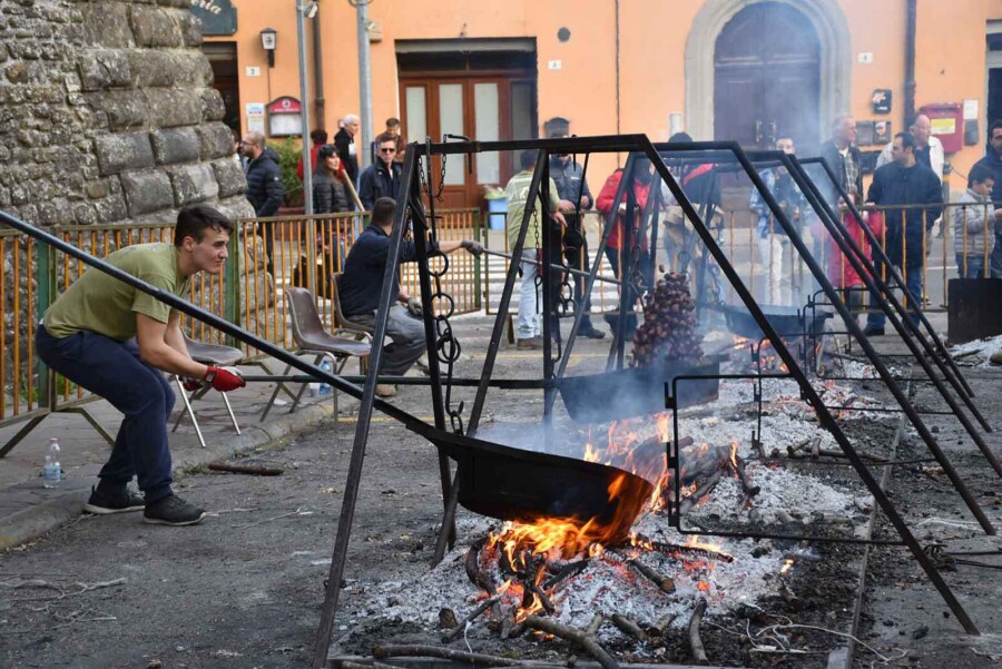 Bologna food festival Castel Rio chestnut