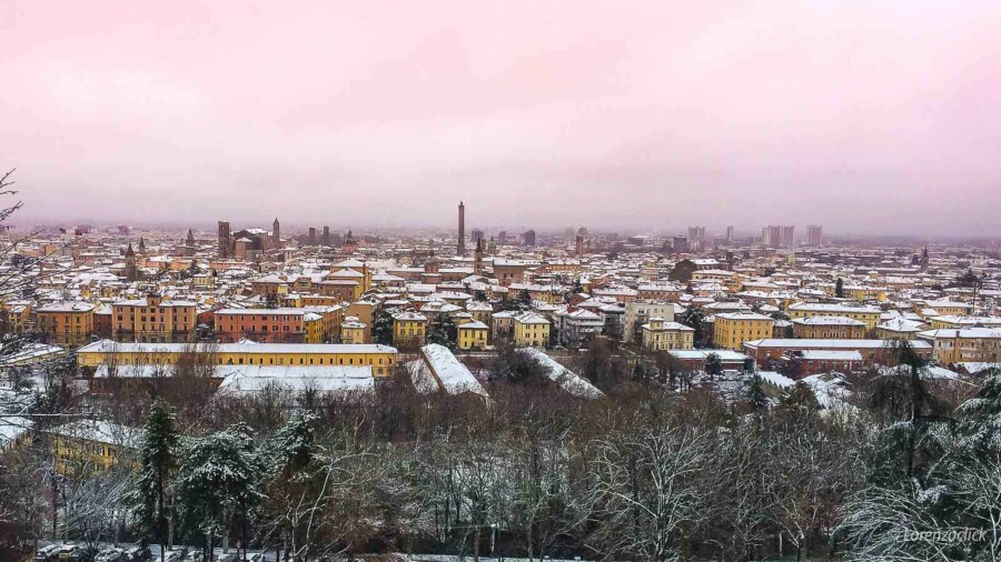 Bologna panoramic view san michele bosco