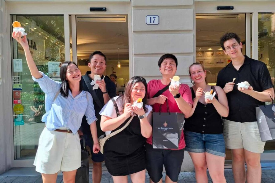 Modena food tour gelato