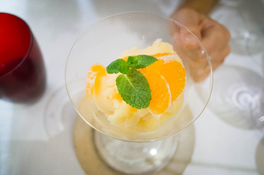 Quel Fantastico Giovedi Ferrara - Clementine sorbet