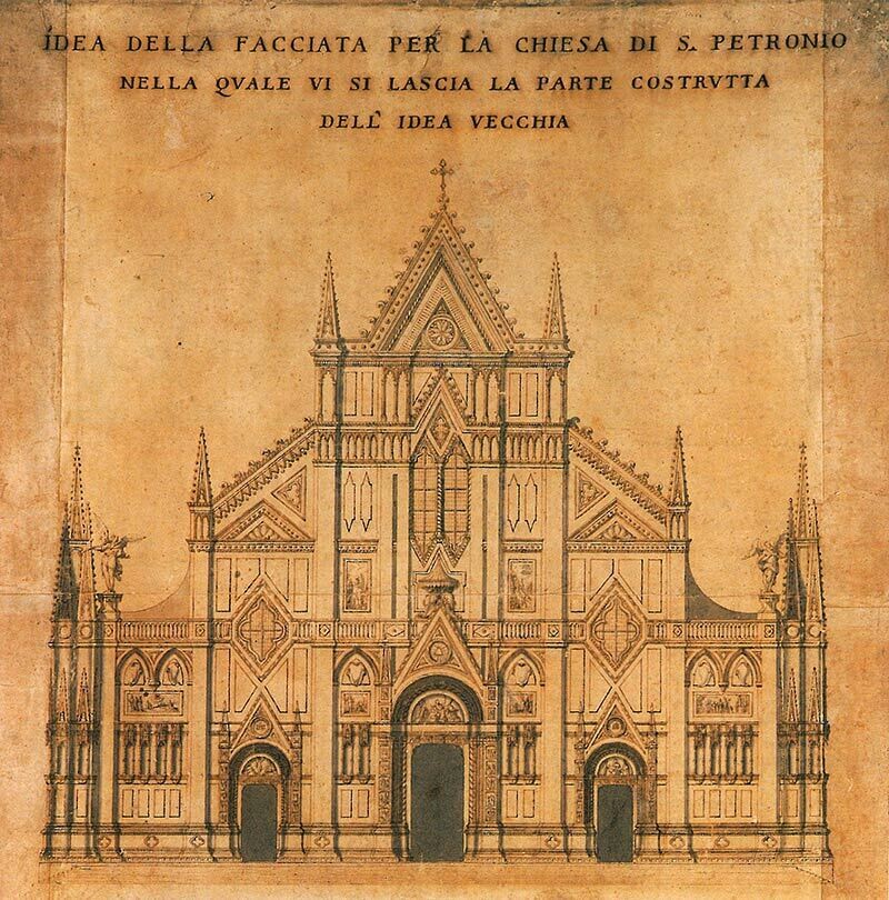 San Petronio Bologna Mauro Tesi 1749