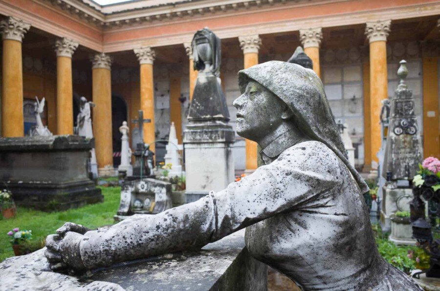 Sunday Bologna Certosa cemetery