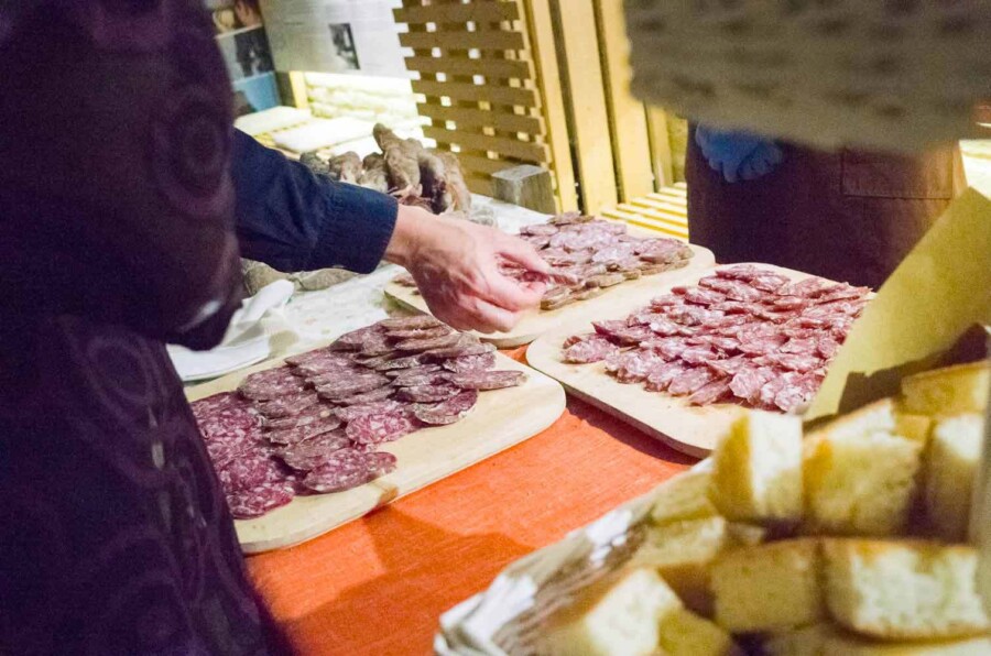 Taste best food 2019 Salame Verdiano at Antica Corte Pallavicina